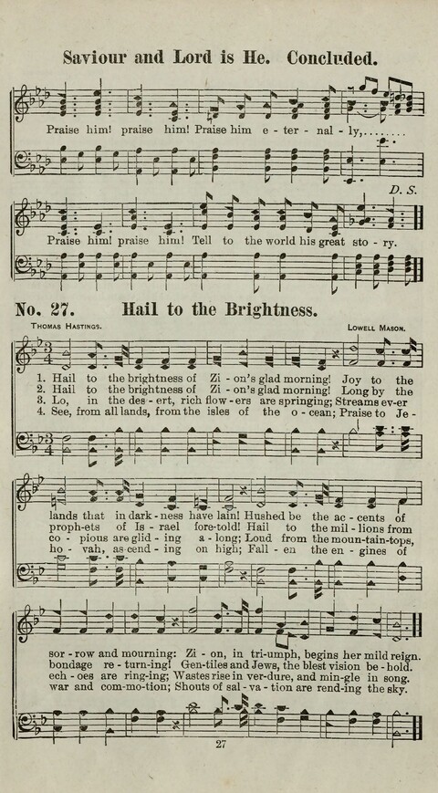Praise Him: containing many new and some of the best of the old hymns and tunes for all occasions of Christian work and worship page 25
