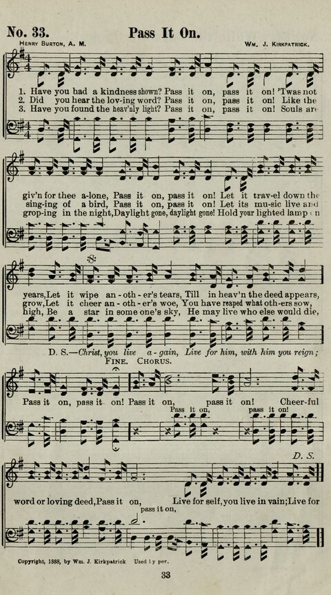 Praise Him: containing many new and some of the best of the old hymns and tunes for all occasions of Christian work and worship page 31