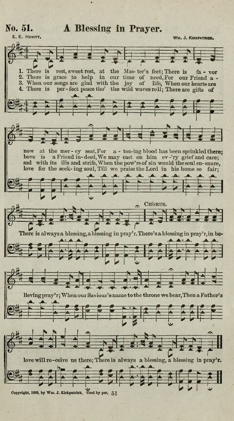 Praise Him: containing many new and some of the best of the old hymns and tunes for all occasions of Christian work and worship page 49