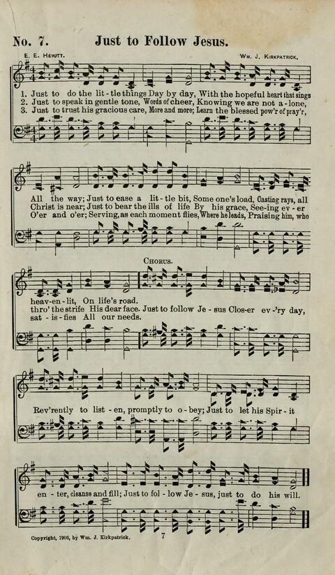 Praise Him: containing many new and some of the best of the old hymns and tunes for all occasions of Christian work and worship page 5