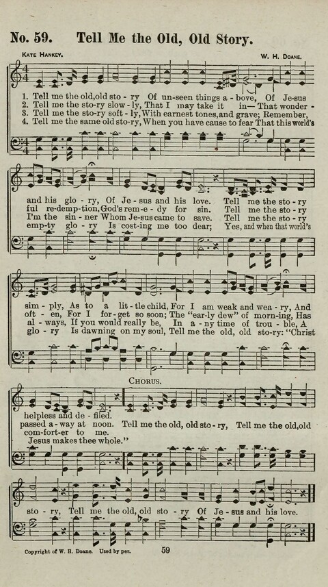 Praise Him: containing many new and some of the best of the old hymns and tunes for all occasions of Christian work and worship page 57