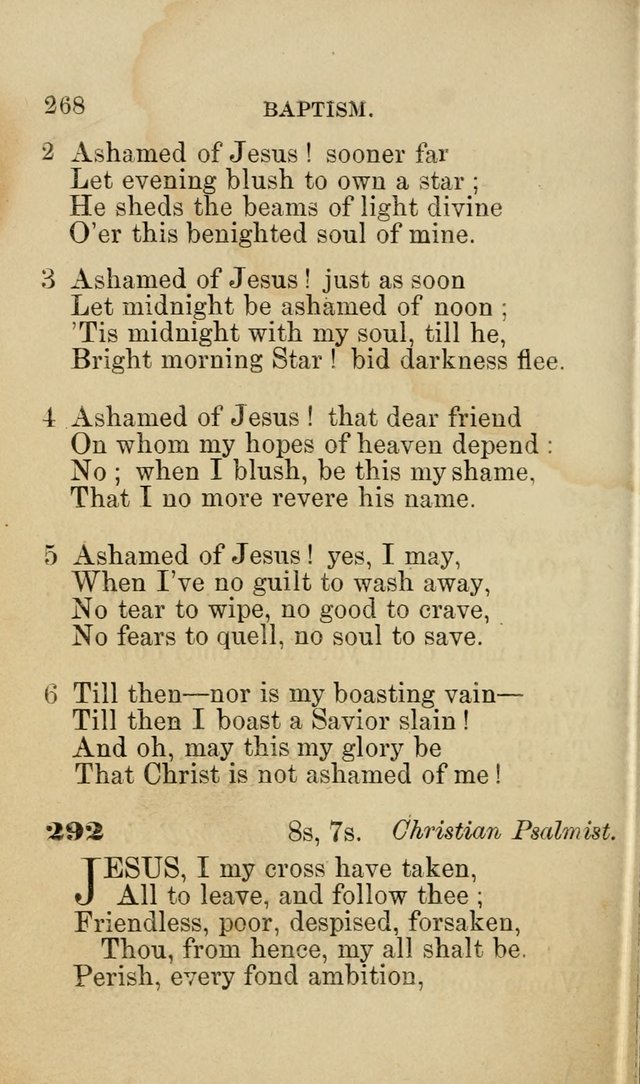 Pocket Hymns: original and selected. designed for the use of the regular Baptist church, and all who love our Lord Jesus Christ page 270