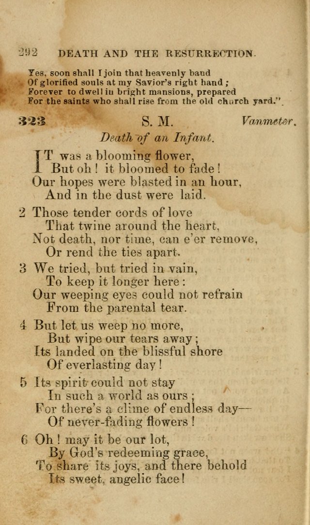 Pocket Hymns: original and selected. designed for the use of the regular Baptist church, and all who love our Lord Jesus Christ page 294