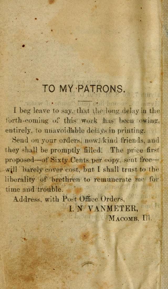Pocket Hymns: original and selected. designed for the use of the regular Baptist church, and all who love our Lord Jesus Christ page 318