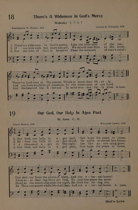 The Presbyterian Hymnal page 18
