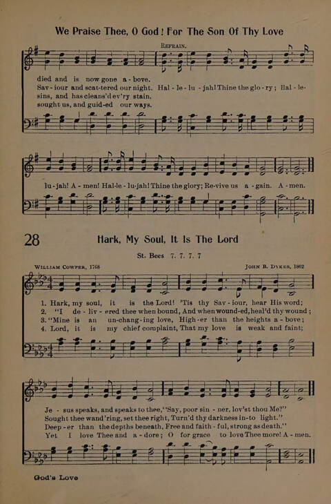 The Presbyterian Hymnal page 25