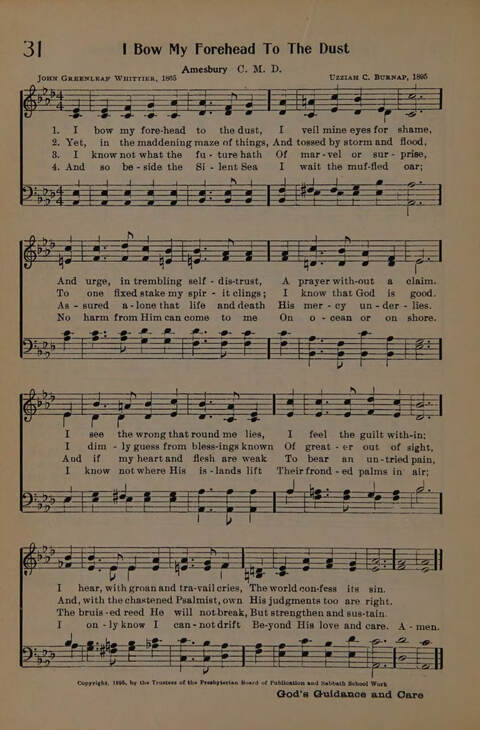 The Presbyterian Hymnal page 28
