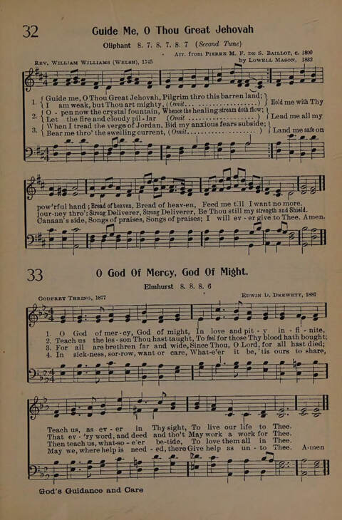 The Presbyterian Hymnal page 29
