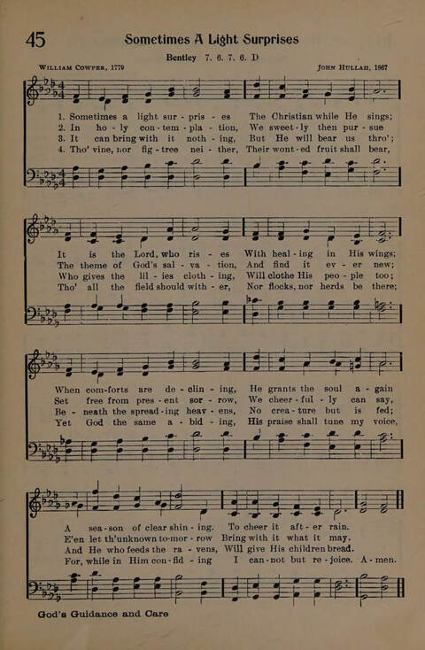 The Presbyterian Hymnal page 37
