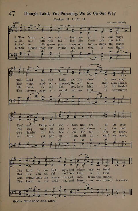 The Presbyterian Hymnal page 39