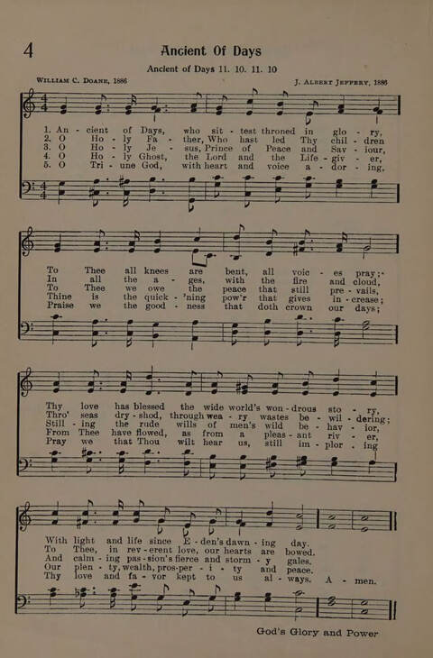 The Presbyterian Hymnal page 4