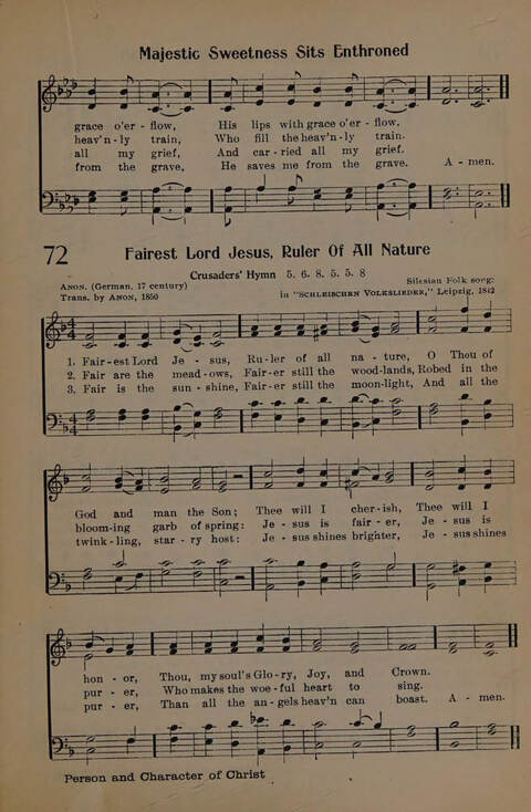 The Presbyterian Hymnal page 61