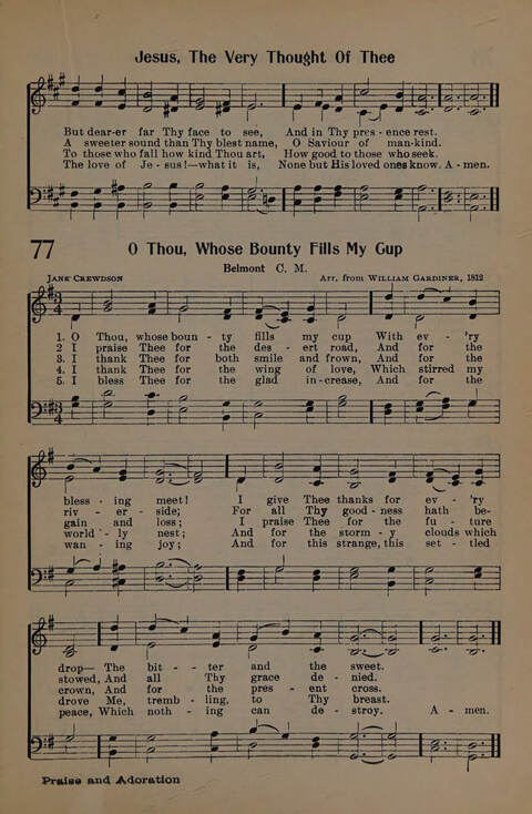 The Presbyterian Hymnal page 65