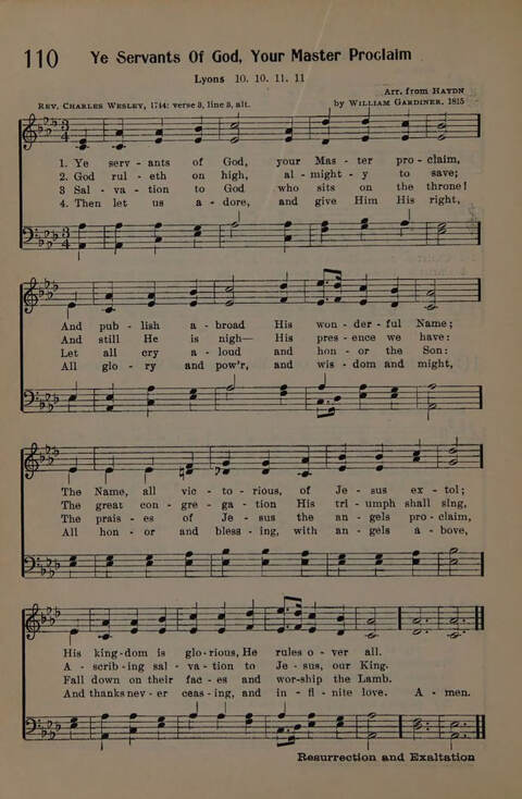 The Presbyterian Hymnal page 92
