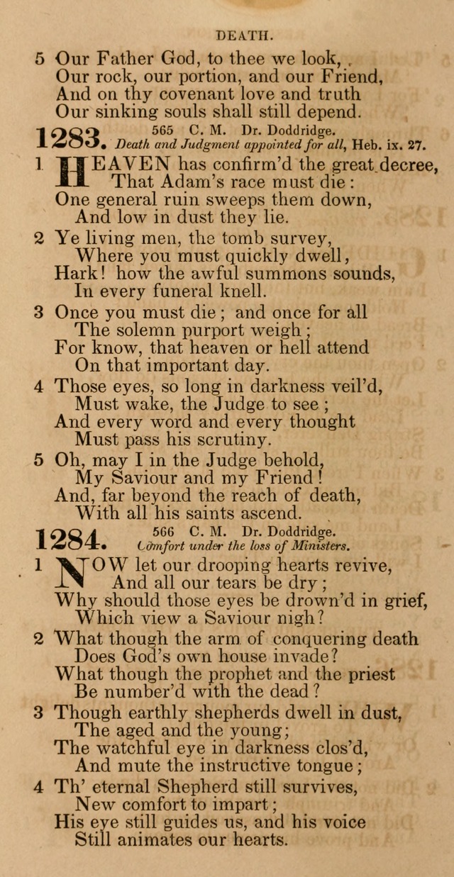 The Psalms and hymns of Rev. Isaac Watts, D.D., arranged by Dr.Rippon: with Dr. Rippon