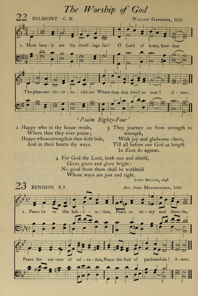 The Pilgrim Hymnal: with responsive readings and other aids to worship page 18