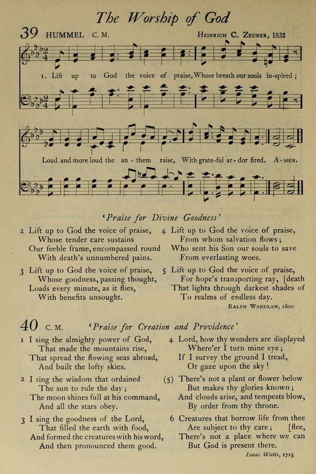 The Pilgrim Hymnal: with responsive readings and other aids to worship page 32