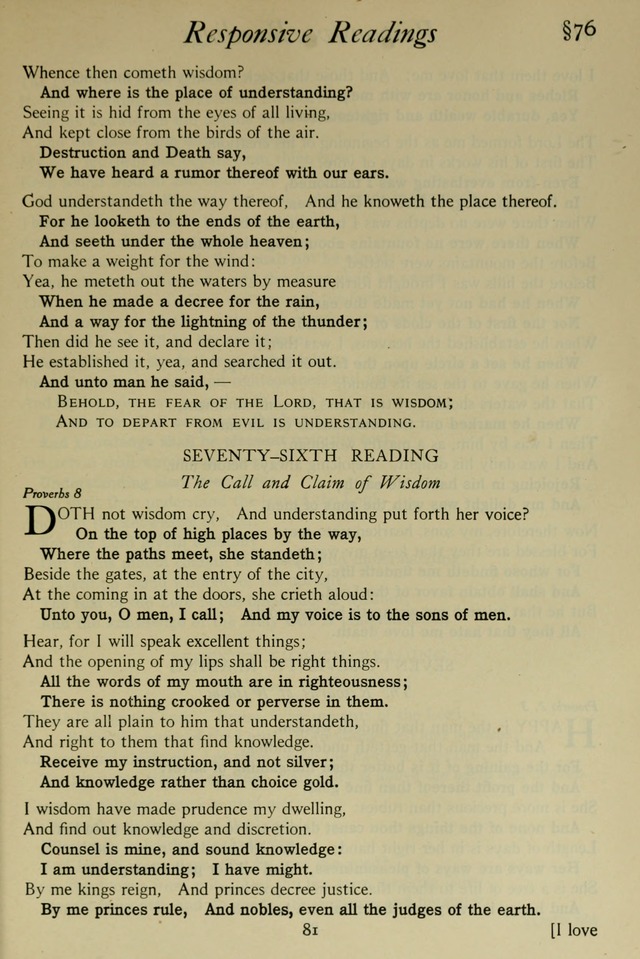 The Pilgrim Hymnal: with responsive readings and other aids to worship page 597