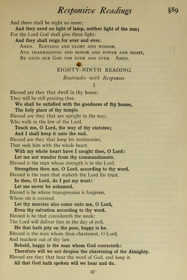 The Pilgrim Hymnal: with responsive readings and other aids to worship page 613
