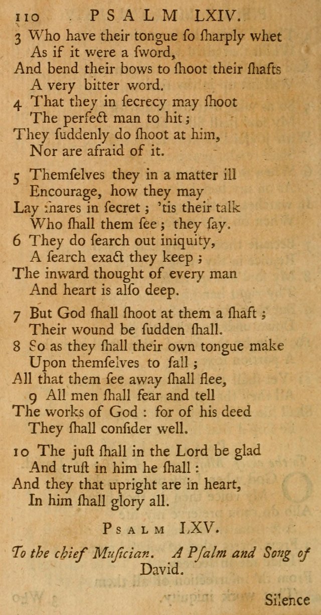The Psalms, Hymns, and Spiritual Songs of the Old and New-Testament: faithfully translated into English metre: for the use, edification, and comfort of the saints...especially in New-England (25th ed) page 114