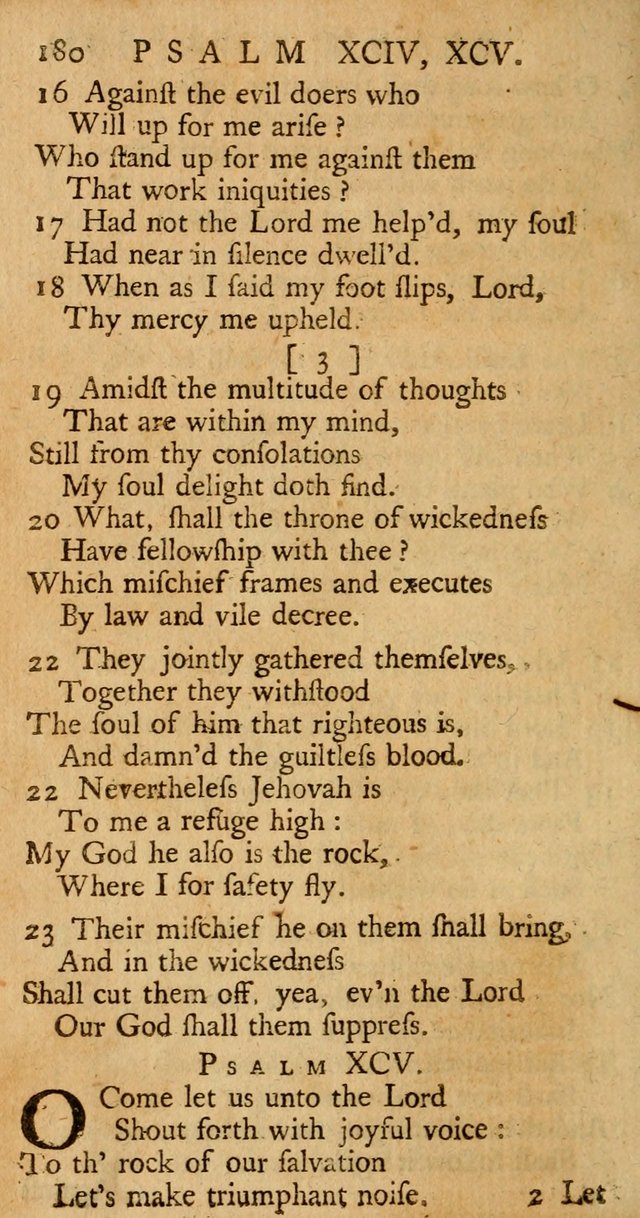 The Psalms, Hymns, and Spiritual Songs of the Old and New-Testament: faithfully translated into English metre: for the use, edification, and comfort of the saints...especially in New-England (25th ed) page 188
