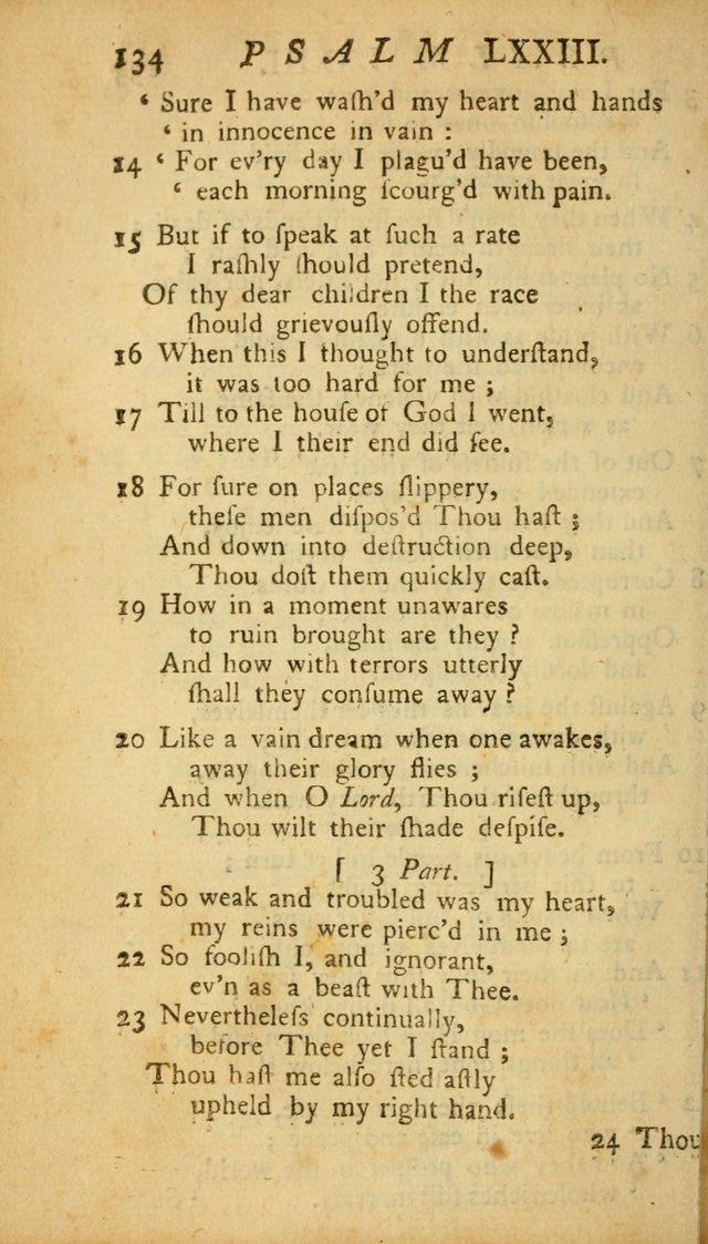 The Psalms, Hymns and Spiritual Songs of the Old and New Testament, faithully translated into English metre: being the New England Psalm Book (Rev. and Improved) page 134