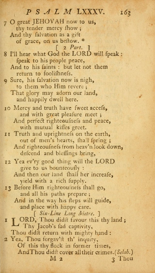 The Psalms, Hymns and Spiritual Songs of the Old and New Testament, faithully translated into English metre: being the New England Psalm Book (Rev. and Improved) page 163