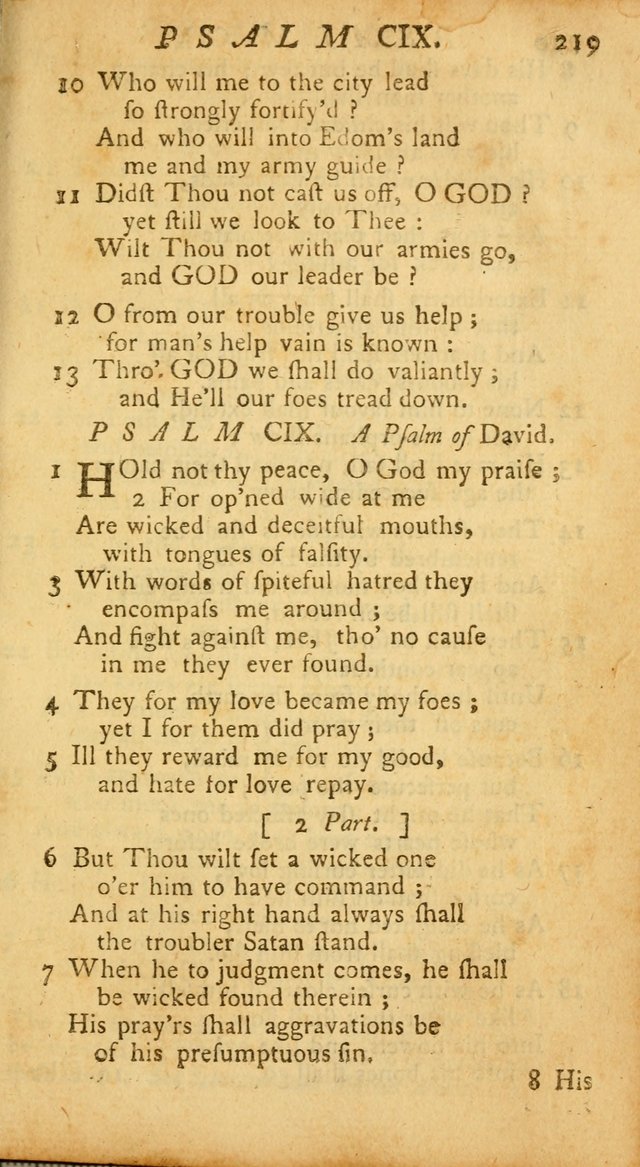 The Psalms, Hymns and Spiritual Songs of the Old and New Testament, faithully translated into English metre: being the New England Psalm Book (Rev. and Improved) page 219