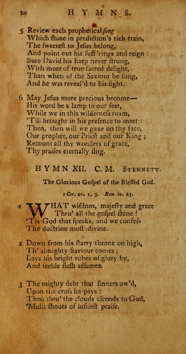 Psalms, Hymns and Spiritual Songs: selected and original, designed for the use of the Church Universal in public and private devotion page 10