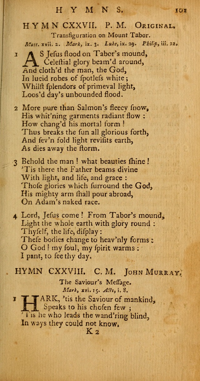 Psalms, Hymns and Spiritual Songs: selected and original, designed for the use of the Church Universal in public and private devotion page 101