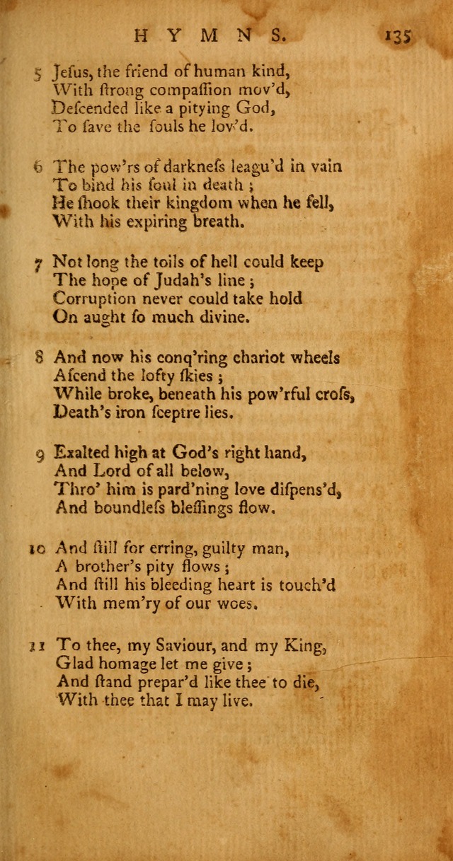Psalms, Hymns and Spiritual Songs: selected and original, designed for the use of the Church Universal in public and private devotion page 135