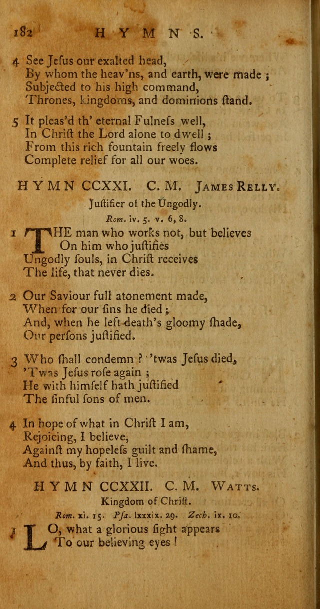 Psalms, Hymns and Spiritual Songs: selected and original, designed for the use of the Church Universal in public and private devotion page 182