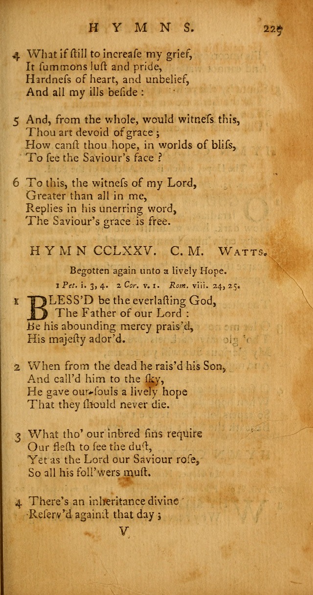 Psalms, Hymns and Spiritual Songs: selected and original, designed for the use of the Church Universal in public and private devotion page 229