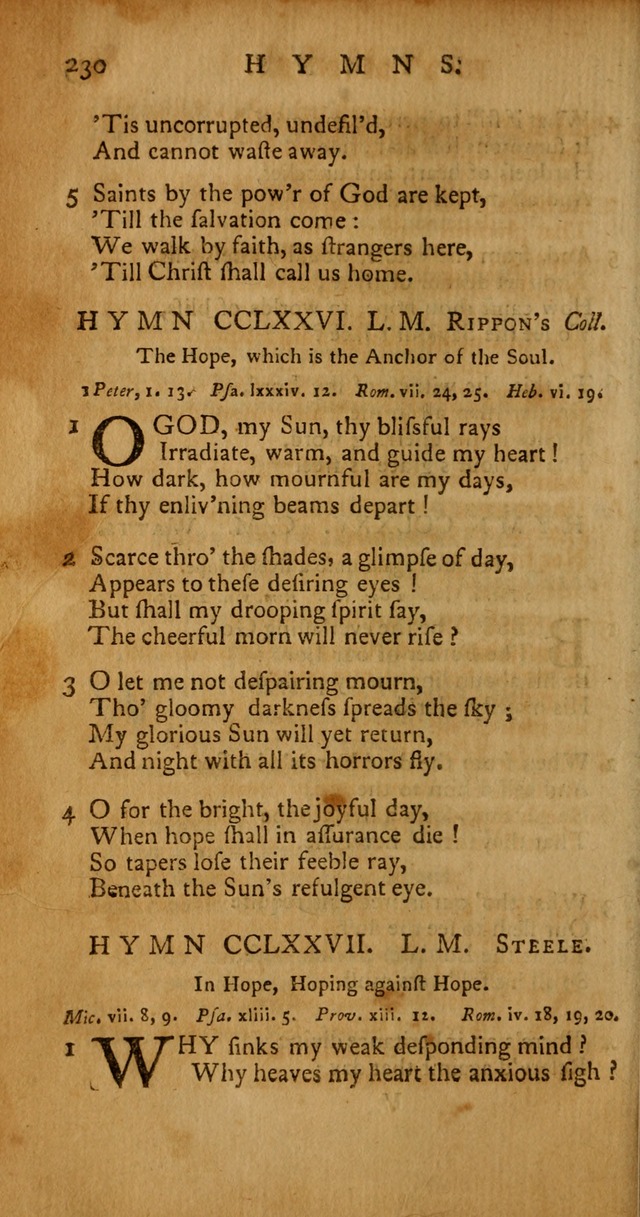 Psalms, Hymns and Spiritual Songs: selected and original, designed for the use of the Church Universal in public and private devotion page 230