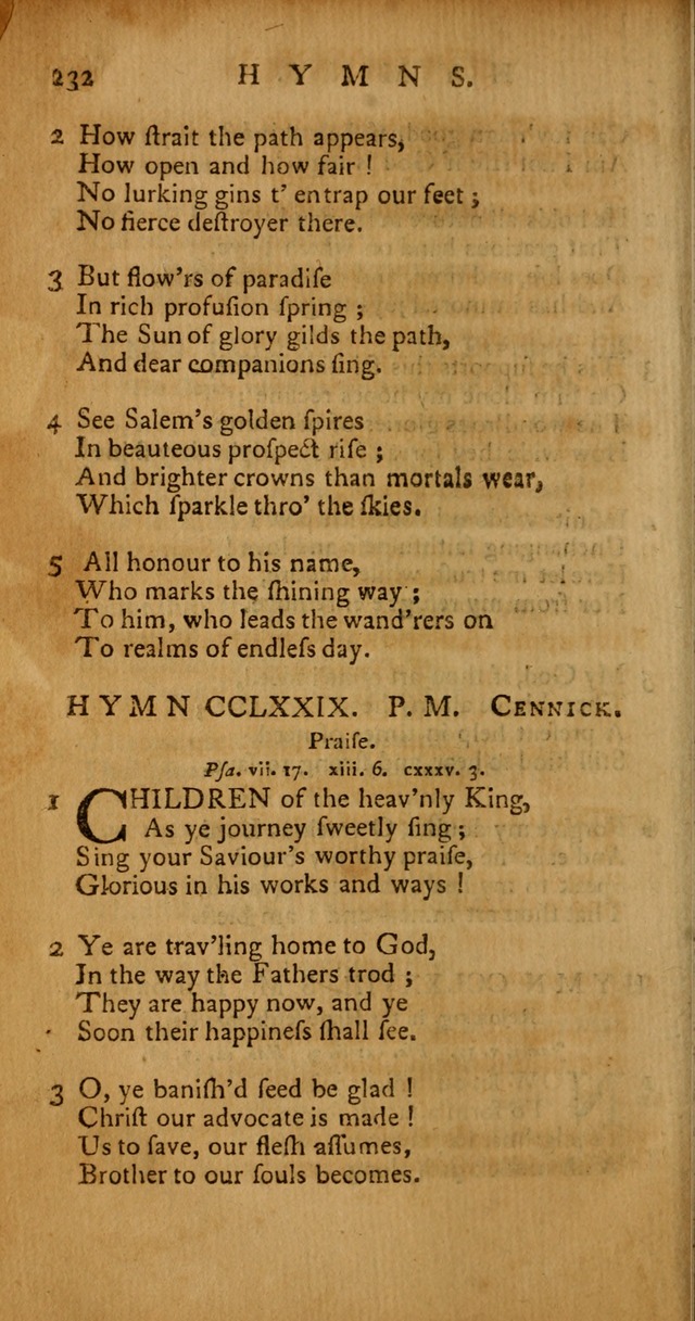 Psalms, Hymns and Spiritual Songs: selected and original, designed for the use of the Church Universal in public and private devotion page 232