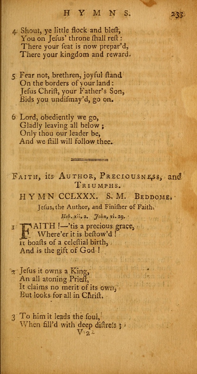 Psalms, Hymns and Spiritual Songs: selected and original, designed for the use of the Church Universal in public and private devotion page 233