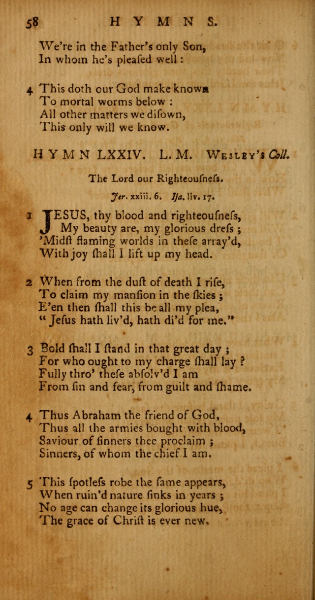 Psalms, Hymns and Spiritual Songs: selected and original, designed for the use of the Church Universal in public and private devotion page 58