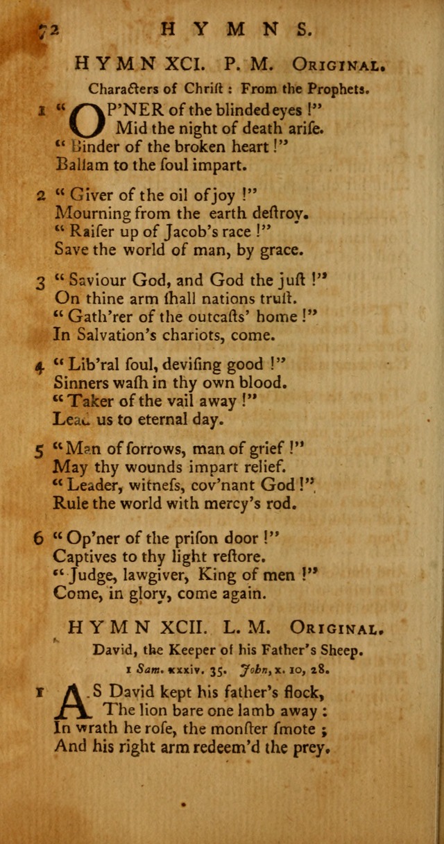 Psalms, Hymns and Spiritual Songs: selected and original, designed for the use of the Church Universal in public and private devotion page 72