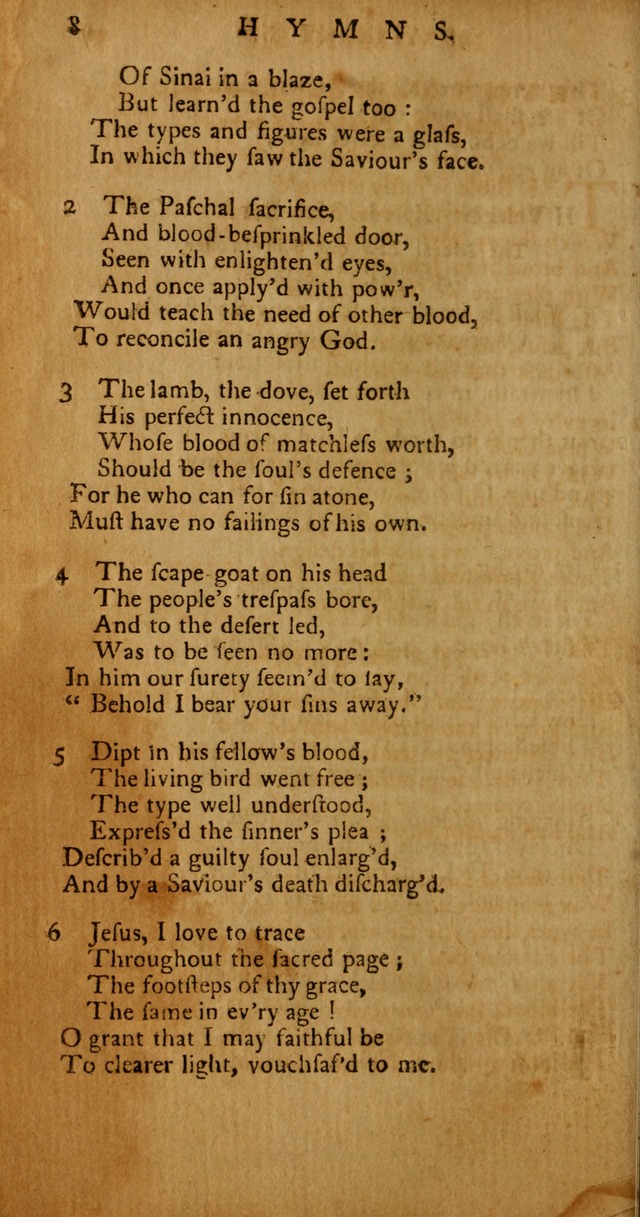 Psalms, Hymns and Spiritual Songs: selected and original, designed for the use of the Church Universal in public and private devotion page 8