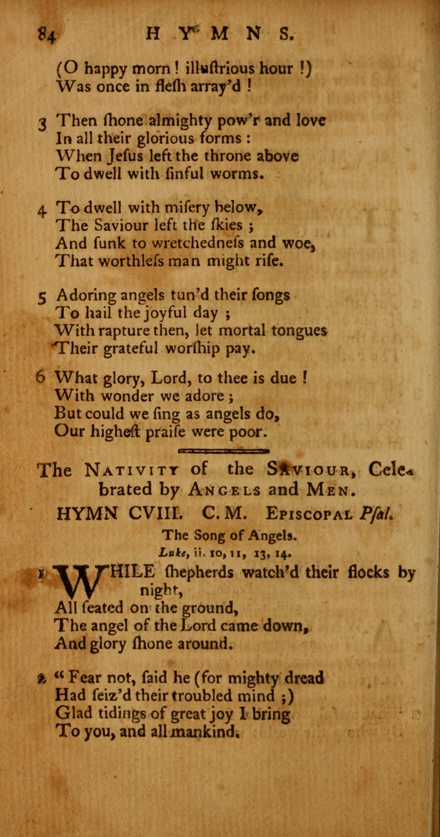 Psalms, Hymns and Spiritual Songs: selected and original, designed for the use of the Church Universal in public and private devotion page 84