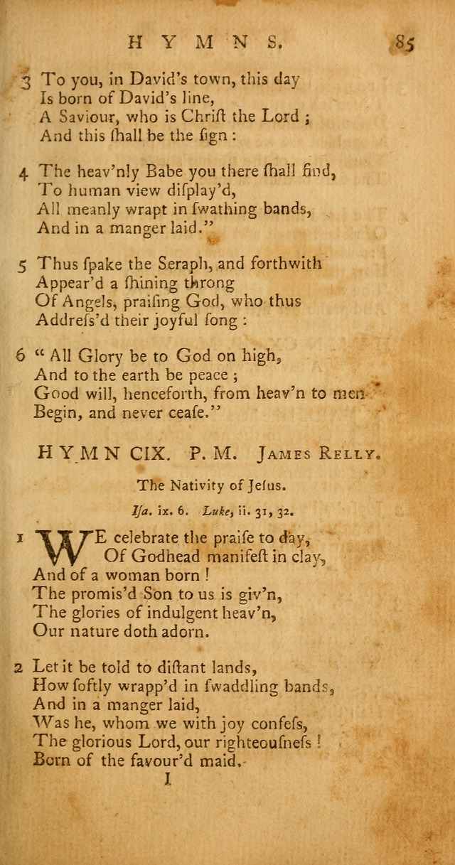 Psalms, Hymns and Spiritual Songs: selected and original, designed for the use of the Church Universal in public and private devotion page 85