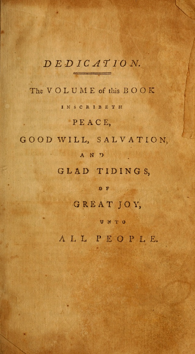 Psalms, Hymns and Spiritual Songs: selected and original, designed for the use of the Church Universal in public and private devotion page vii