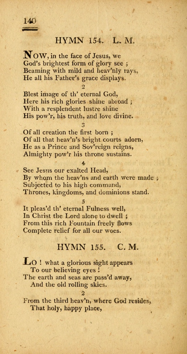 Psalms, Hymns and Spiritual Songs: selected and designed for the use of  the church universal, in public and private devotion; with an appendix, containing the original hymns omitted in the last ed. page 142