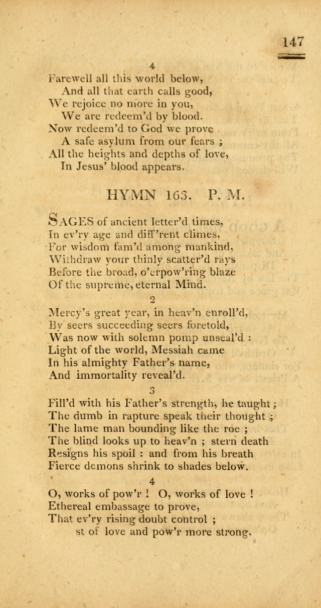 Psalms, Hymns and Spiritual Songs: selected and designed for the use of  the church universal, in public and private devotion; with an appendix, containing the original hymns omitted in the last ed. page 149