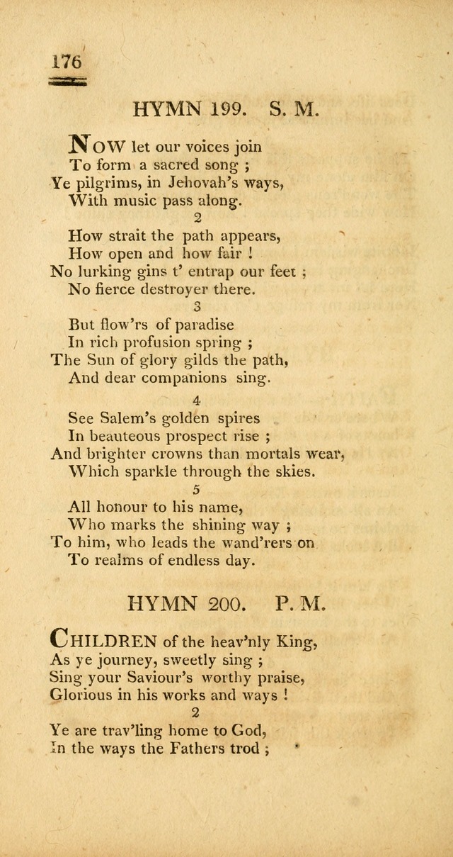 Psalms, Hymns and Spiritual Songs: selected and designed for the use of  the church universal, in public and private devotion; with an appendix, containing the original hymns omitted in the last ed. page 178