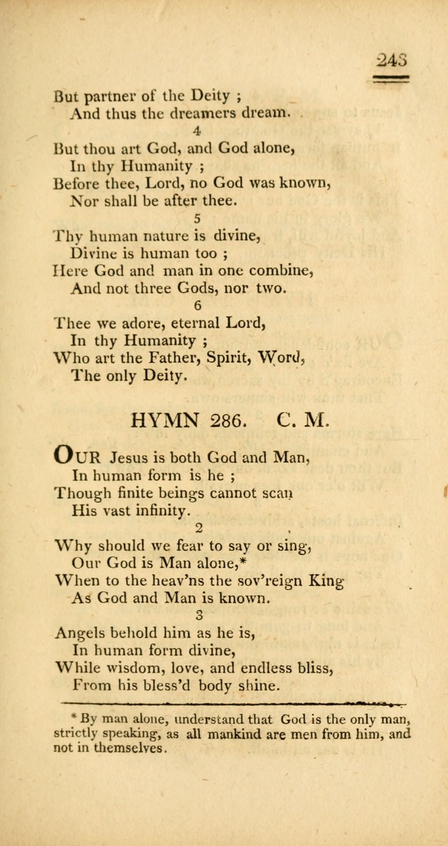 Psalms, Hymns and Spiritual Songs: selected and designed for the use of  the church universal, in public and private devotion; with an appendix, containing the original hymns omitted in the last ed. page 245