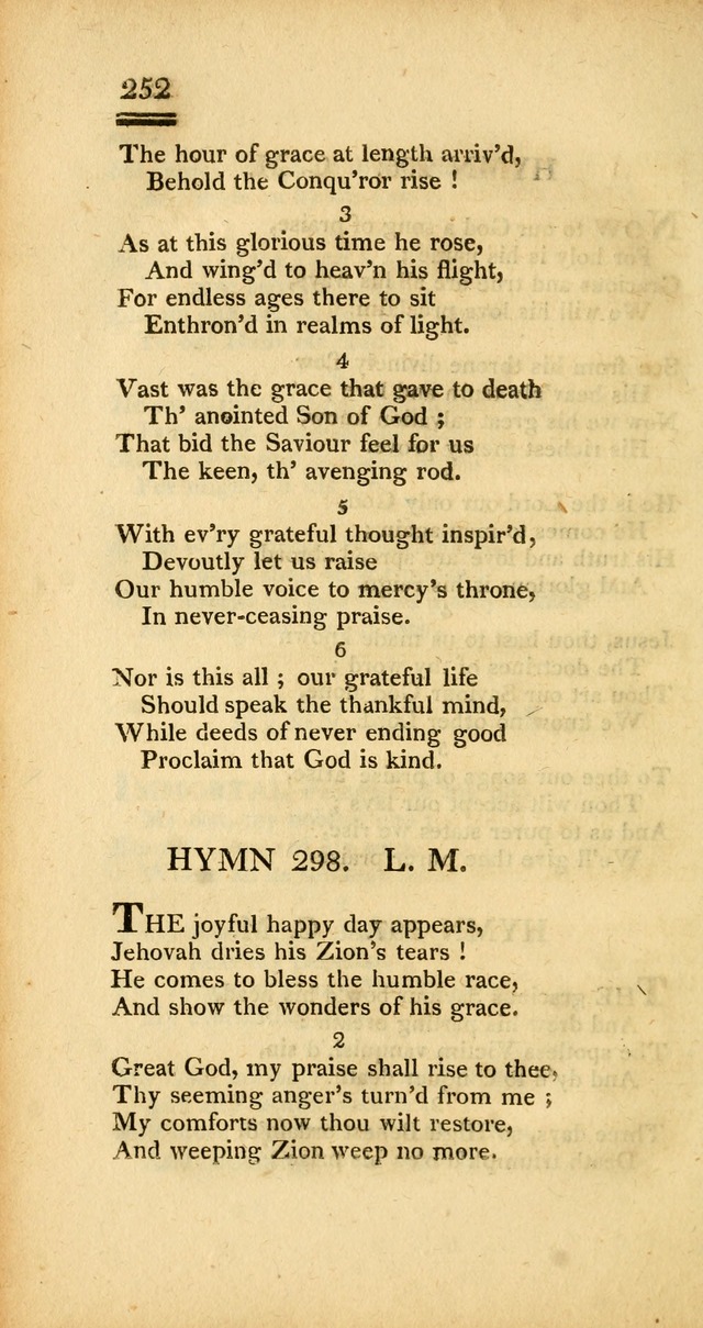 Psalms, Hymns and Spiritual Songs: selected and designed for the use of  the church universal, in public and private devotion; with an appendix, containing the original hymns omitted in the last ed. page 254