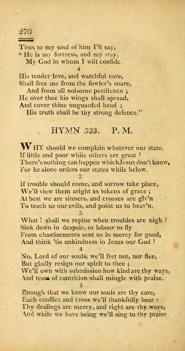 Psalms, Hymns and Spiritual Songs: selected and designed for the use of  the church universal, in public and private devotion; with an appendix, containing the original hymns omitted in the last ed. page 272