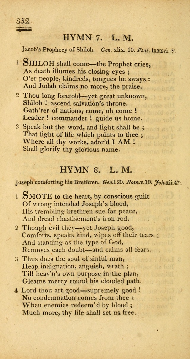 Psalms, Hymns and Spiritual Songs: selected and designed for the use of  the church universal, in public and private devotion; with an appendix, containing the original hymns omitted in the last ed. page 354