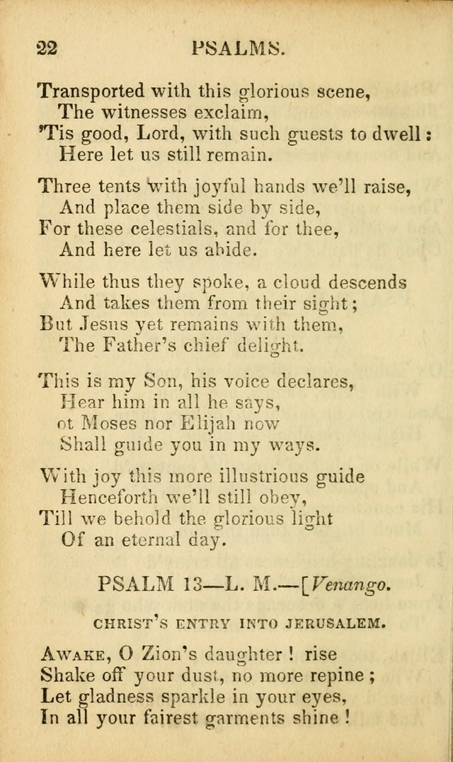 Psalms, Hymns, and Spiritual Songs: original and selected (5th ed.) page 22